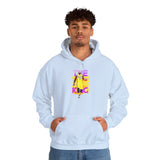 The Court Monarch Unisex Hoodie Motivational Basketball Streetwear Bold Athletic Pullover for Dream Chasers, Gym Lovers, and Sports Enthusiasts