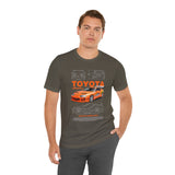 Legendary Turbo JDM MK4 Street Racer Unisex Heavy Cotton Tee Retro Tuner Car Graphic Shirt