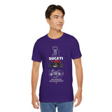 Italian Streetfighter Inspired Naked Motorcycle Graphic Unisex Heavy Cotton Tee Premium Racing Streetwear T Shirt for Riders Bikers Enthusiasts Everyday Wear