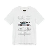 European Performance Sports Car Inspired Graphic T Shirt Classic Rear Engine Coupe Style Automotive Art Racing Streetwear Unisex Tee High Speed Luxury Car Culture Design Shirt for Auto Enthusiasts