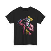 Snapshot of Madness Unisex Heavy Cotton Tee Dark Comic Art Streetwear Design Bold Neon Aesthetic Premium Graphic T Shirt Perfect for Artists Dreamers and Street Culture Enthusiasts