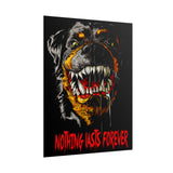 Nothing Lasts Forever Rottweiler Poster Bold Wall Art For Home Office Gym Gothic Decor Alpha Energy Design Fearless Statement Artwork Symbol Of Strength And Loyalty