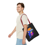 Ballena Cosmic Whale Art Eco Tote Bag Vibrant Geometric Ocean Design Durable Canvas Reusable Shopping Bag Premium Artistic Streetwear Accessory Perfect Gift for Nature Lovers Dreamers and Creative Thinkers