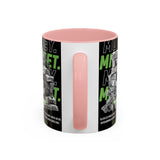 Money Mindset Accent Coffee Mug 11oz 15oz Motivational Hustle Grind Wealth Entrepreneur Graphic Ceramic Mug Bold Streetwear Inspired Success Lifestyle Cup