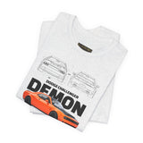 Firestorm Muscle Car Blueprint Design Unisex Heavy Cotton Tee Powerful Retro Performance Art Shirt for Streetwear Lovers & Collectors