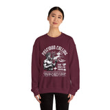 Poseidon Calling Greek God Ocean Waves Graphic Unisex Heavy Blend Crewneck Sweatshirt Surf Streetwear Coastal Vibes