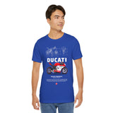 Italian Superbike Panigale Style Racing Motorcycle Graphic Unisex Heavy Cotton Tee Premium Streetwear T Shirt for Riders Bikers Enthusiasts and Everyday Wear