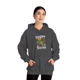 Lets Grow Together Floral Graphic Comfortable Unisex Hoodie Bold Botanical Streetwear Motivational Empowerment Sweatshirt Perfect Gift for Couples Friends Birthdays Cozy Days and Everyday Casual Wear