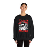 Happiness Is Not About Money Graphic Unisex Heavy Blend Crewneck Sweatshirt Bold Motivational Streetwear Pullover