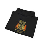 Dollar The Strength Burning Money Legacy Unisex Heavy Blend Hooded Sweatshirt Gothic Flames Graphic Bold Motivational Streetwear Hoodie