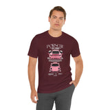 Luxury Pink Turbo Sports Car Inspired Graphic T Shirt Premium Supercar Aesthetic Streetwear Unisex Tee High Performance Auto Art Fashion For Car Lovers