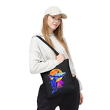 Ballena Cosmic Whale Art Eco Tote Bag Vibrant Geometric Ocean Design Durable Canvas Reusable Shopping Bag Premium Artistic Streetwear Accessory Perfect Gift for Nature Lovers Dreamers and Creative Thinkers