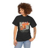 Money Is Not Just Currency Burning Dollar Graphic Unisex Heavy Cotton Tee Hustler Streetwear Motivational Cash Fire Design