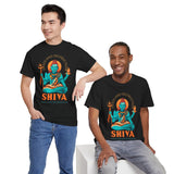 Lord Shiva Death And Destruction Dance And Regeneration Unisex Graphic T Shirt Mahadev Mahakal Devotional Hindu Spiritual Cotton Tee Trishul Rudraksha Festival Wear India