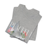 Peaceful Dove Floral Unisex Jersey Short Sleeve Tee Comfortable Soft Cotton Motivational Streetwear Graphic T-Shirt Bold Typography Casual Wear Perfect Gift For Friends Birthdays Everyday Style