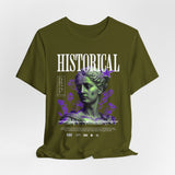 Historical Statue Graphic Premium Unisex Jersey Short Sleeve Tee Vintage Aesthetic Streetwear T-Shirt