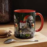 Wicked Supreme Accent Coffee Mug 11oz 15oz Statue Art Graphic Cup Supreme Inspired Streetwear Bust Design Bold Daily Motivation Ceramic Gift Drinkware