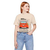 Legendary Orange Street Machine Rear View Unisex Heavy Cotton Tee Powerful JDM Inspired Car Art Graphic Shirt for Collectors and Gearheads