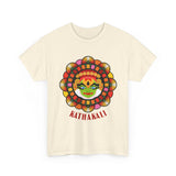 Unisex Kathakali T Shirt Kerala Traditional Dance Art Graphic Tee Indian Culture Festival Onam Heritage Malayalam Performance Heavy Cotton Top