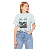 Futuristic Retro Sci Fi Time Travel Car Blueprint Art Unisex Heavy Cotton Tee Premium Streetwear For Vintage Car Lovers Collectors And Enthusiasts
