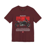 Italian Supermoto Inspired Hypermotard Style Motorcycle Graphic Unisex Heavy Cotton Tee Premium Racing Streetwear T Shirt for Riders Bikers Enthusiasts and Everyday Wear