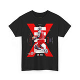 Air Ascent Unisex Heavy Cotton Tee Bold Motivational Streetwear Design Dynamic Red Black Aesthetic Athletic Fashion Statement For Dreamers Hustlers And Visionary Achievers