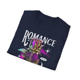Romance Rose Graphic Unisex Softstyle T Shirt Black Tee Aesthetic Gothic Love Inspired Streetwear Fashion Bold Artistic Outfit