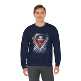 Fearless Grin Street Clown Sweatshirt Premium Urban Graphic Crewneck Streetwear Power Statement Design For Alpha Confidence And Bold Mindset