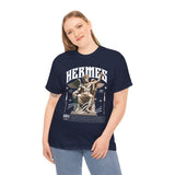 Hermes Greek Mythology Unisex Heavy Cotton Tee Ancient God of Communication and Travel Streetwear Graphic T Shirt