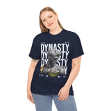 Dynasty Statue Graphic Unisex Heavy Cotton Tee Greek Sculpture Butterfly Streetwear Art Inspired T Shirt