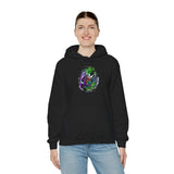 Symbiotic Madness Unisex Hoodie Bold Gothic Streetwear Dark Psychological Art Design Cozy Heavy Blend Sweatshirt for Visionaries, Creators, and Fearless Souls