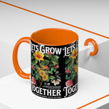 Heart Flower Accent Coffee Mug Bold Anatomical Heart Floral Design Motivational Ceramic Cup Empowering Symbol of Love Strength and Vitality Perfect Gift for Coffee Lovers Friends Birthdays Office Desk and Cozy Tea Moments