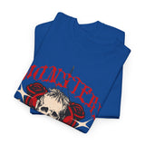 Monsters Skull Guardians Gothic Horror Unisex Heavy Cotton Tee Dark Graphic Halloween Streetwear Bold Vintage Skull T Shirt