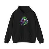 Symbiotic Madness Unisex Hoodie Bold Gothic Streetwear Dark Psychological Art Design Cozy Heavy Blend Sweatshirt for Visionaries, Creators, and Fearless Souls