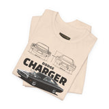 Legendary Retro Muscle Coupe Blueprint Unisex Heavy Cotton Tee Powerful Vintage Streetwear Art Shirt for Car Lovers & Collectors