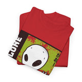 Unisex Not Alone Alien T Shirt Cartoon UFO Graphic Tee Extraterrestrial Sci Fi Space Themed Paranormal Conspiracy Inspired Streetwear Top