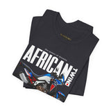 African Twin Adventure Motorcycle Graphic Tee Off Road Touring Bike T Shirt For Riders Explorers Long Distance Travel Motorsport Streetwear Gift