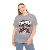 Faith Over Fear Jesus Crown Of Thorns Unisex Heavy Cotton Tee Christian Graphic Bold Religious Streetwear Motivational Bible Verse T Shirt
