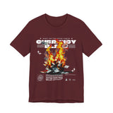 Currency Blaze Burning Money Graphic Unisex Jersey Short Sleeve Tee Bold Streetwear Flame Cash Statement T Shirt Urban Fashion