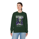 Historical Statue Graphic Premium Unisex Heavy Blend Crewneck Sweatshirt Vintage Aesthetic Streetwear Pullover