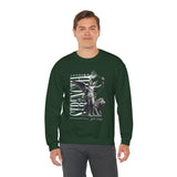 Inspire Strength Ignite Courage Unisex Crewneck Sweatshirt Premium Motivational Streetwear Bold Statue Graphic
