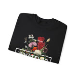 You Can Be Whatever Motivational Crewneck Sweatshirt Comfortable Unisex Pullover Bold Floral Empowerment Design Streetwear Positive Vibes Cozy Everyday Wear Perfect Gift for Dreamers Friends and Free...