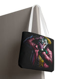 Snapshot of Madness Art Eco Tote Bag Dark Comic Neon Design Premium Canvas Reusable Shopping Bag Streetwear Lifestyle Accessory for Creative Thinkers Artists and Urban Dreamers