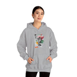 Freedom Snake And Rose Hoodie Comfortable Unisex Sweatshirt Motivational Streetwear Bold Floral Empowerment Design For Resilience And Strength Perfect Gift For Friends Birthdays Casual Wear Cozy Days