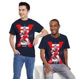 Air Ascent Unisex Heavy Cotton Tee Bold Motivational Streetwear Design Dynamic Red Black Aesthetic Athletic Fashion Statement For Dreamers Hustlers And Visionary Achievers