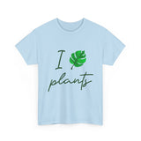 I Love Plants Unisex Heavy Cotton Tee Eco Friendly Botanical Leaf Nature Lover Green Gardening T Shirt Sustainable Plant Parent Gift For Gardeners