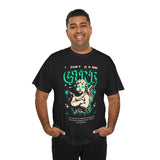 I Don’t Care True Freedom Angel Unisex Heavy Cotton Tee Gothic Cherub Graphic Bold Motivational Streetwear Aesthetic Statement T Shirt