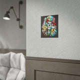 Skeleton Hustler Premium Poster Bold Street Art Wall Decor for Fearless Dreamers, Hustlers, and Visionaries