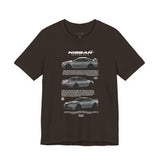 Japanese Performance Skyline Style Coupe Unisex Streetwear Tee High Speed Racing Car Graphic Shirt JDM Culture Drift Inspired Automotive Art Design Urban Fashion For Car Lovers