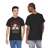 Monsters Skull Guardians Gothic Horror Unisex Heavy Cotton Tee Dark Graphic Halloween Streetwear Bold Vintage Skull T Shirt